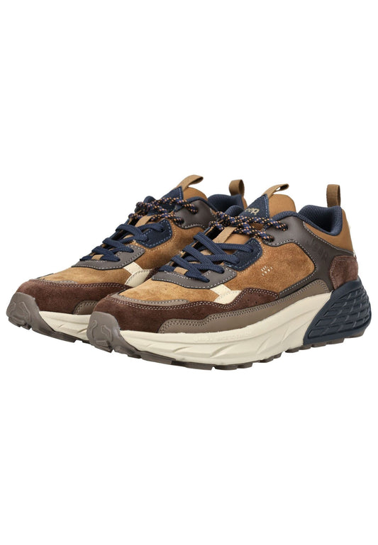 JEEP Sneaker Lederimitat/Textil Tobacco