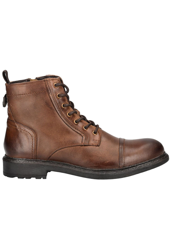 JEEP Stiefelette Leder Cognac