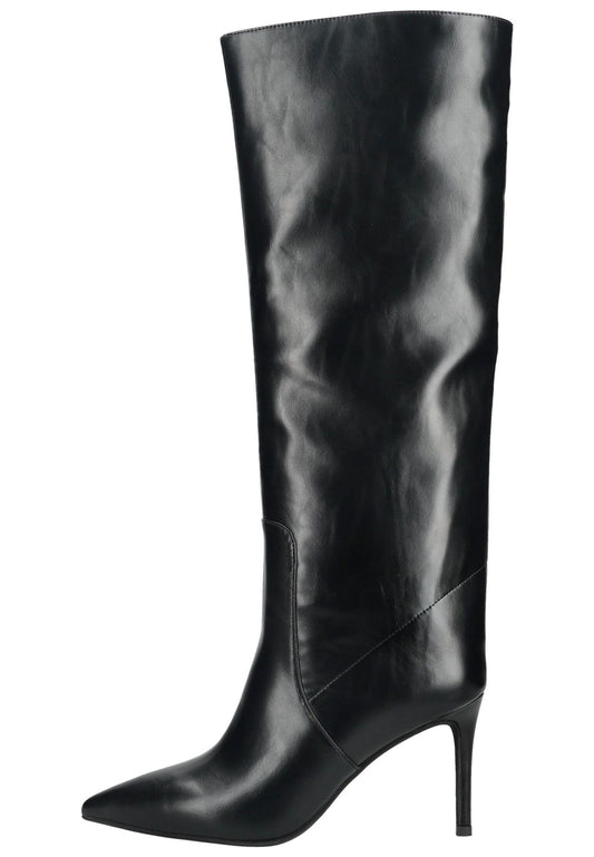 Jeffrey Campbell Stiefel Lederimitat Schwarz