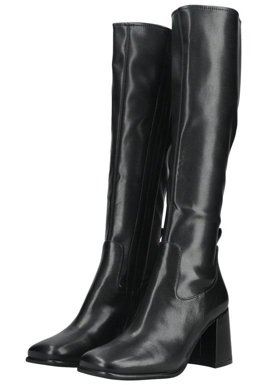 Jeffrey Campbell Stiefel Lederimitat Schwarz