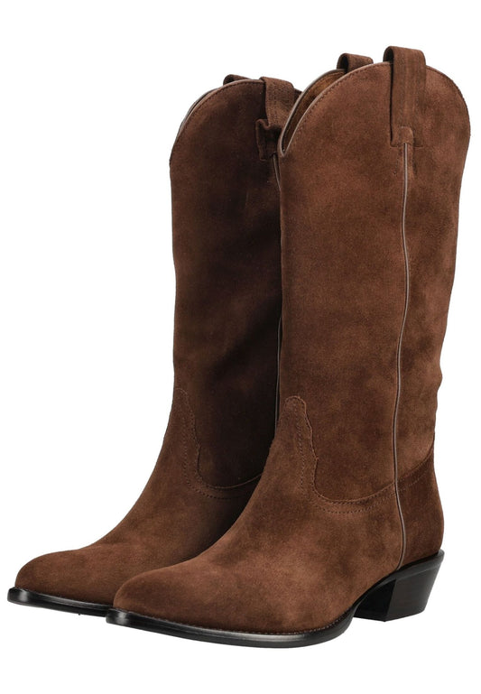 Jeffrey Campbell Stiefel Veloursleder Braun