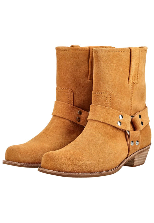 Jeffrey Campbell Stiefelette Veloursleder Orange