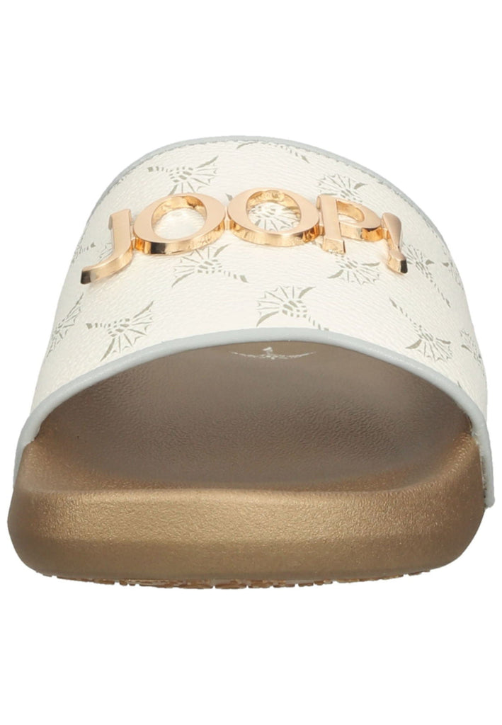 JOOP! Pantoletten Lederimitat Weiß