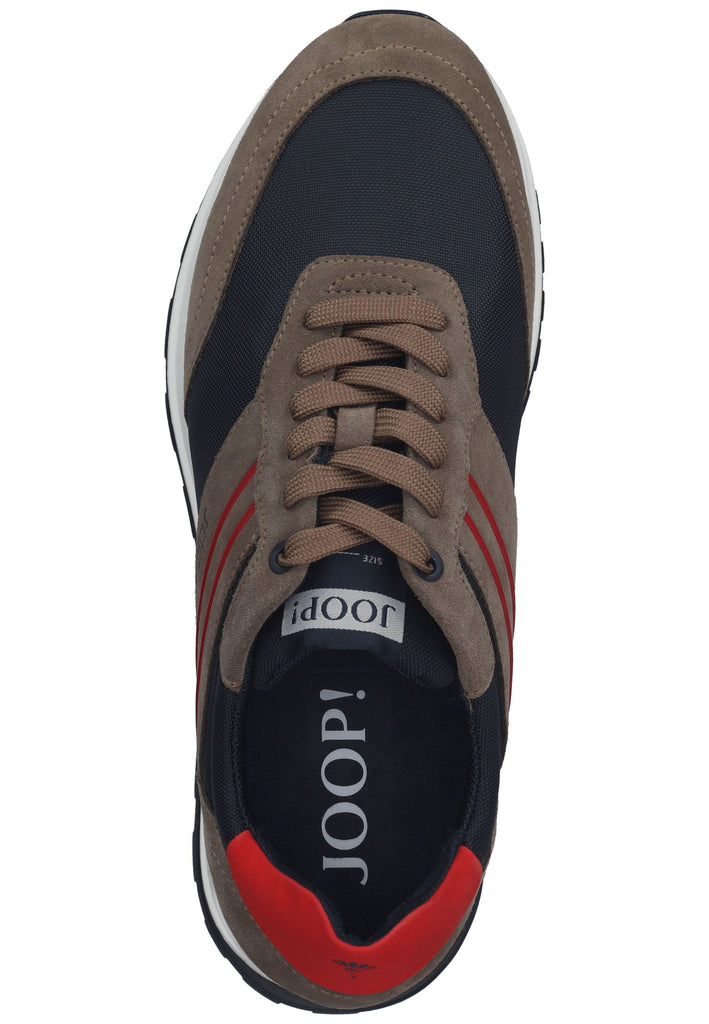 JOOP! Sneaker Leder/Textil Grau/Rot
