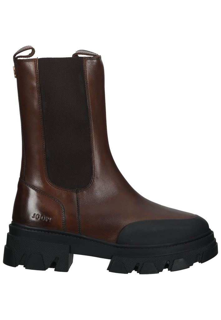 JOOP! Stiefelette Leder/Textil Dunkelbraun
