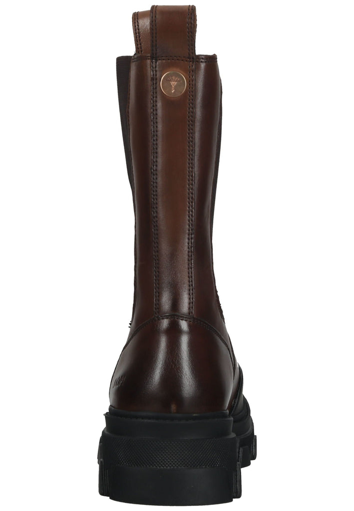 JOOP! Stiefelette Leder/Textil Dunkelbraun