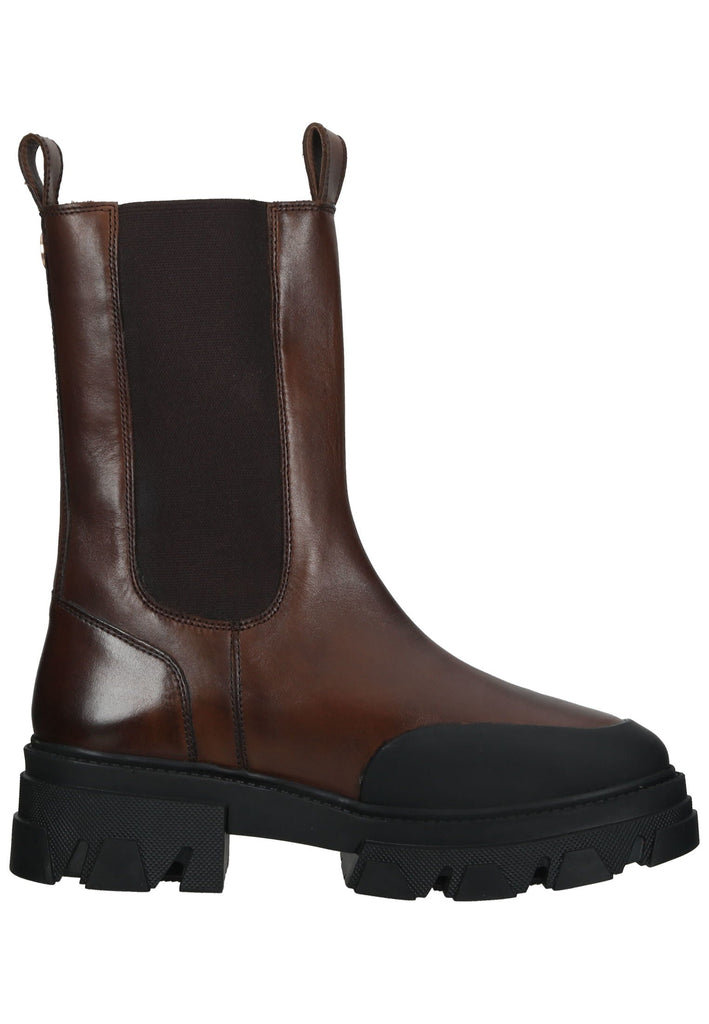 JOOP! Stiefelette Leder/Textil Dunkelbraun