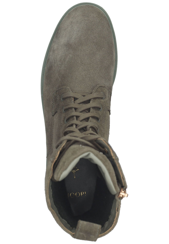 JOOP! Stiefelette Veloursleder Dunkelgrün Warmfutter