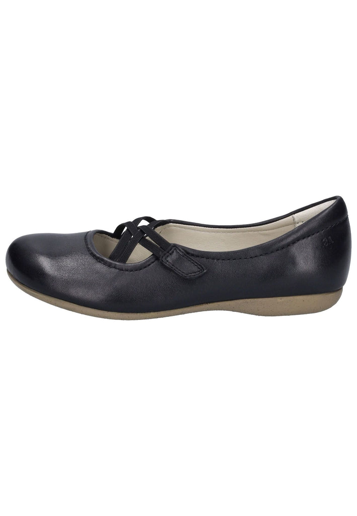 Josef Seibel Ballerinas Leder Schwarz