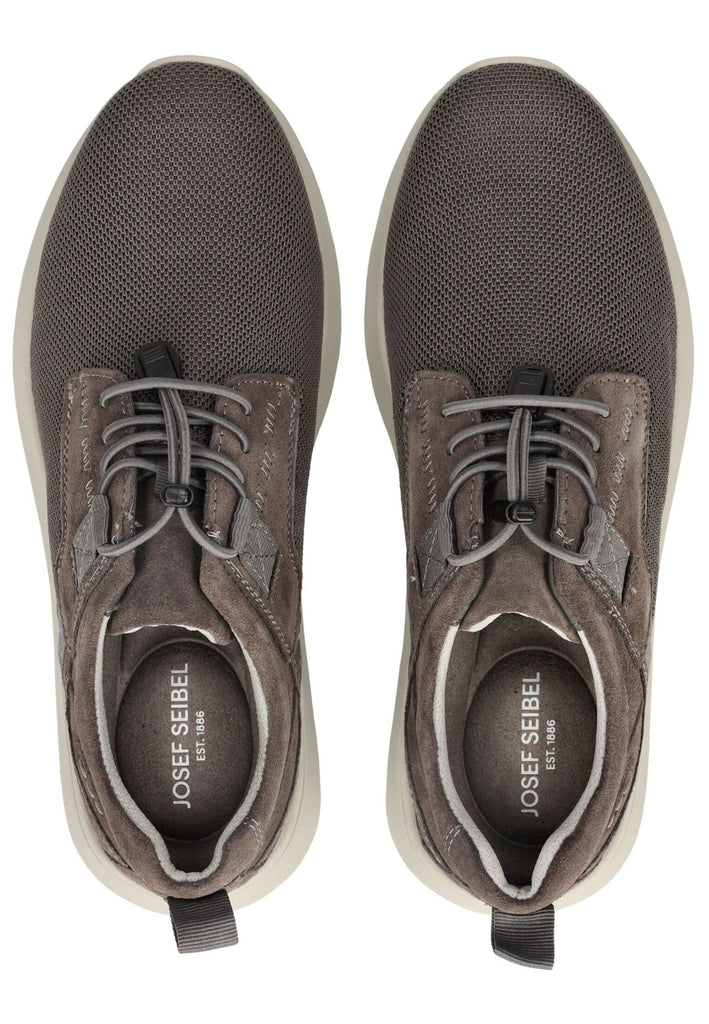 Josef Seibel Halbschuhe Leder/Textil Grau