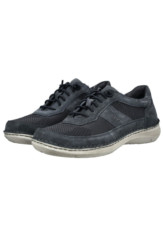 Josef Seibel Halbschuhe Leder/Textil Indigo