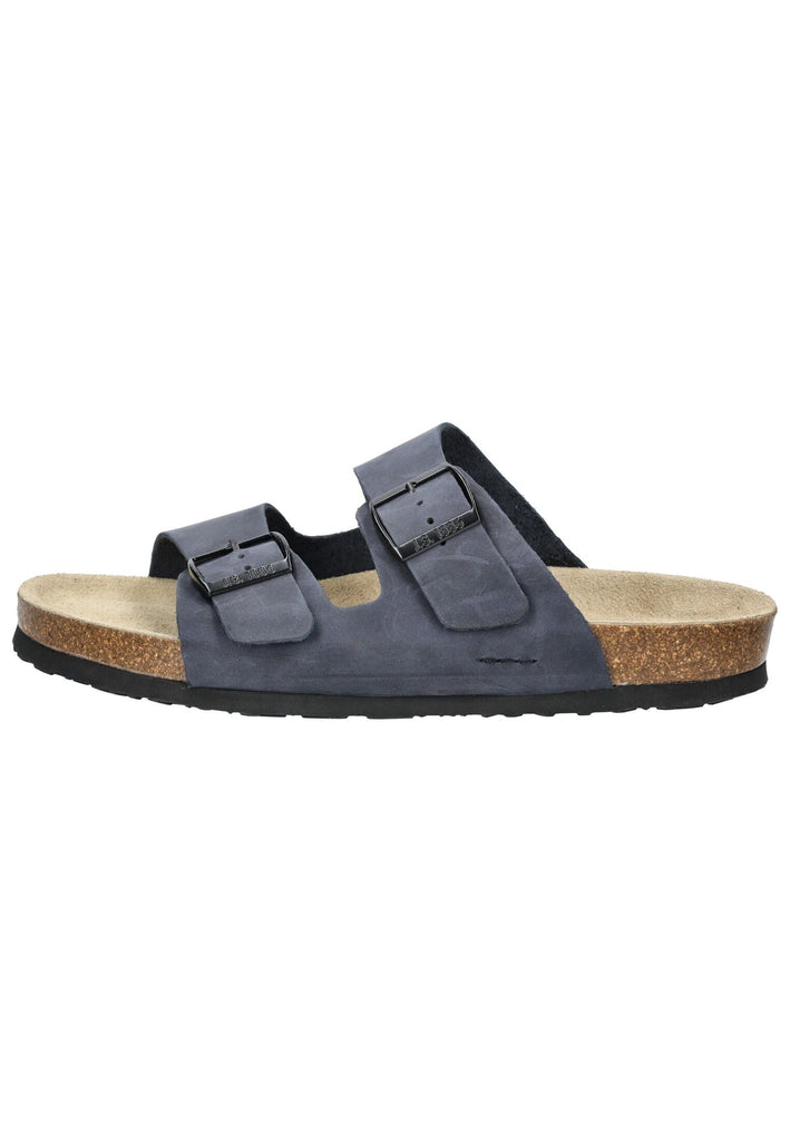 Pantoletten Josef Seibel Pantoletten Leder Blau