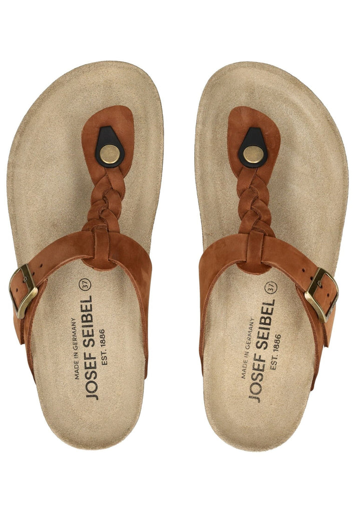 Josef Seibel Pantoletten Leder Braun