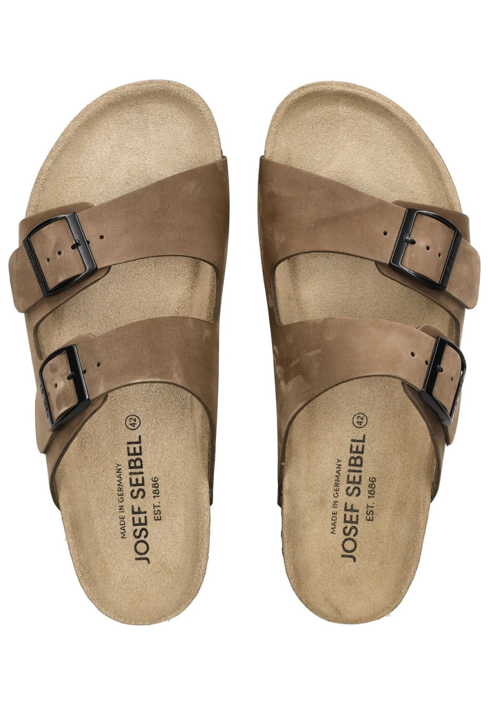 Josef Seibel Pantoletten Leder Grün