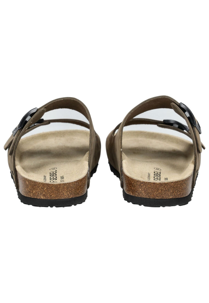 Josef Seibel Pantoletten Leder Grün