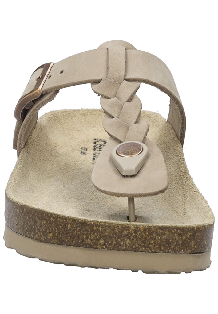 Josef Seibel Pantoletten Nubukleder Beige