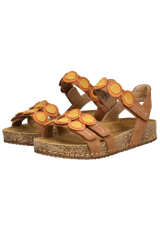 Josef Seibel Sandalen Leder Nuss