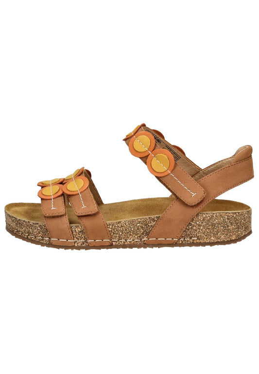 Josef Seibel Sandalen Leder Nuss