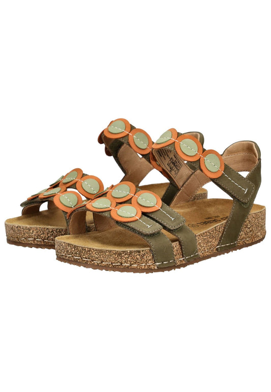 Josef Seibel Sandalen Leder Olive