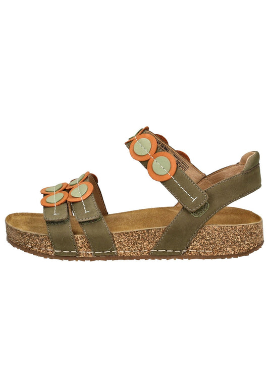 Josef Seibel Sandalen Leder Olive