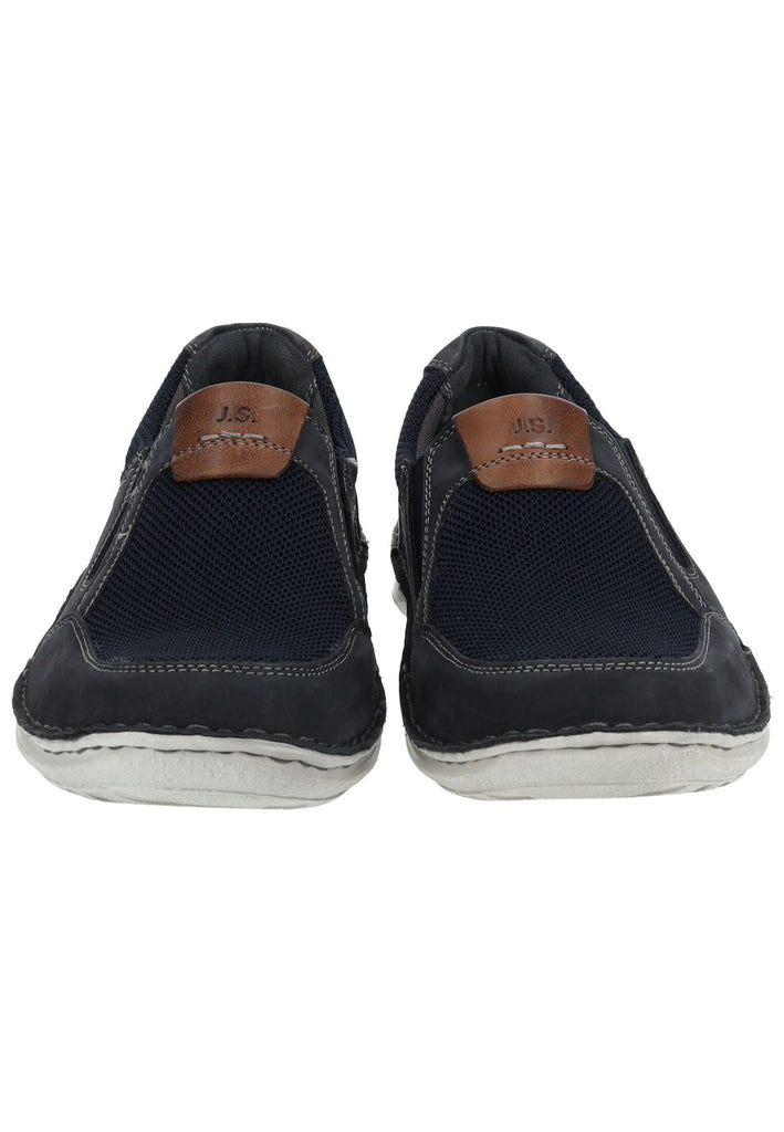 Josef Seibel Slipper Leder/Textil Blau/Braun