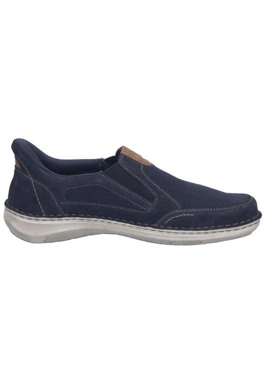 Josef Seibel Slipper Leder/Textil Nachtblau
