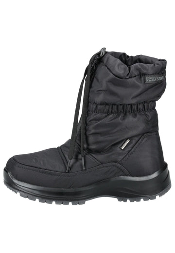 Stiefel Josef Seibel Stiefel Lederimitat/Textil Schwarz Warmfutter