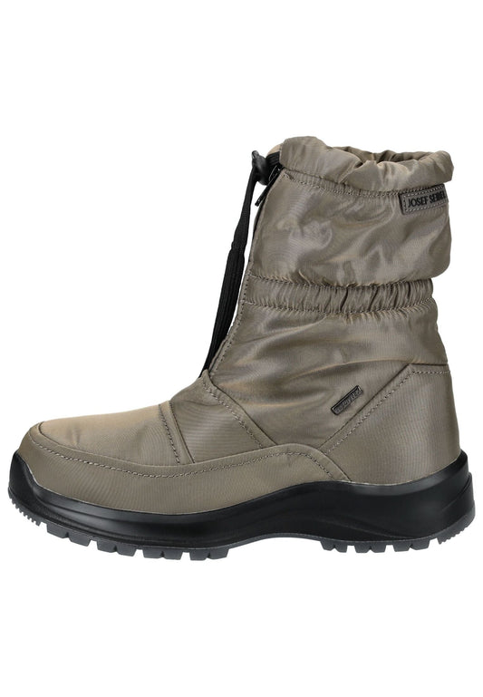 Josef Seibel Stiefel Lederimitat/Textil Bronze Warmfutter