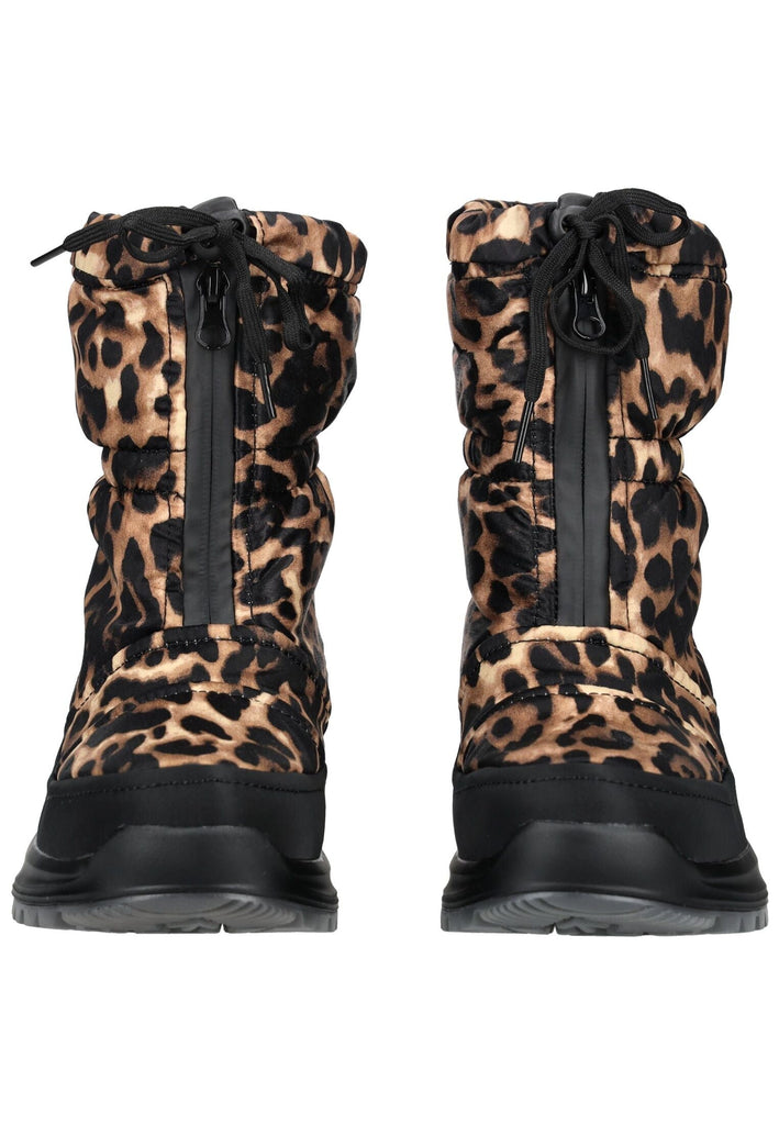Josef Seibel Stiefel Lederimitat/Textil Leopard Warmfutter