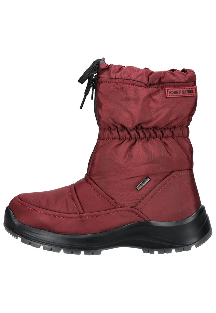 Josef Seibel Stiefel Lederimitat/Textil Rot Warmfutter