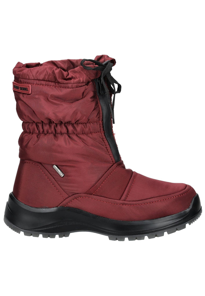 Josef Seibel Stiefel Lederimitat/Textil Rot Warmfutter