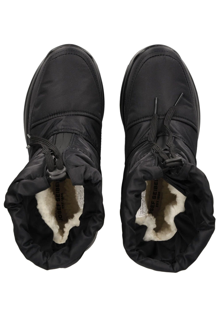 Josef Seibel Stiefel Lederimitat/Textil Schwarz Warmfutter