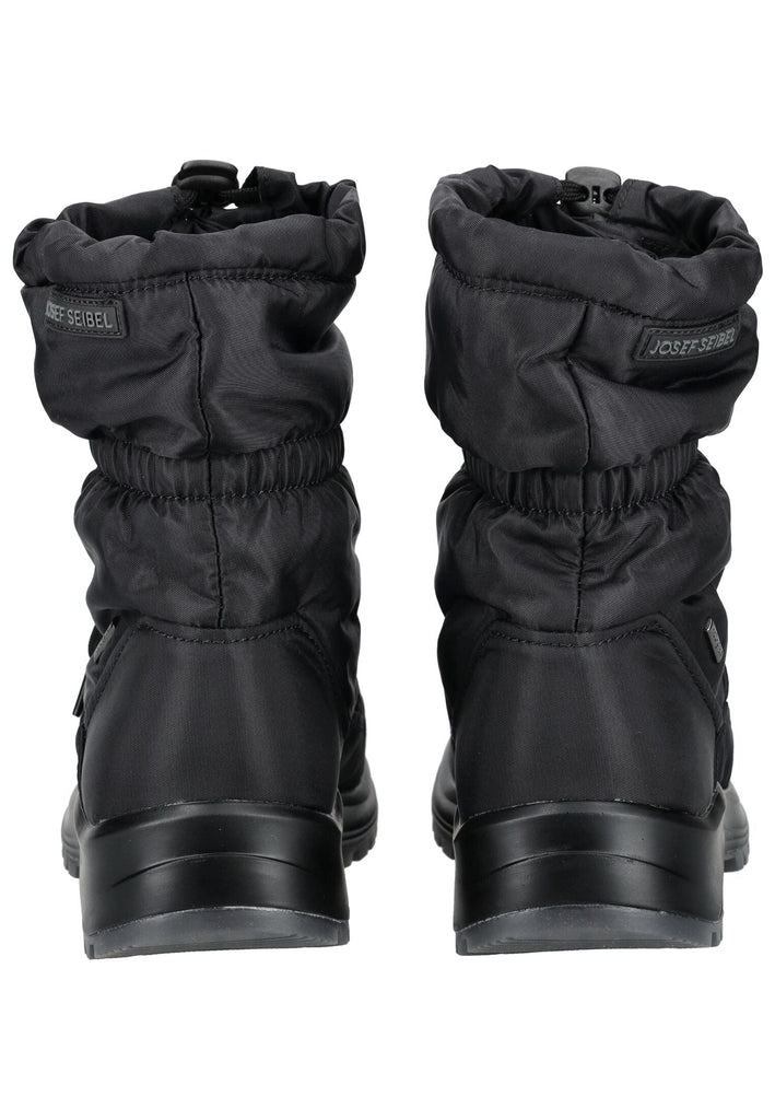 Josef Seibel Stiefel Lederimitat/Textil Schwarz Warmfutter