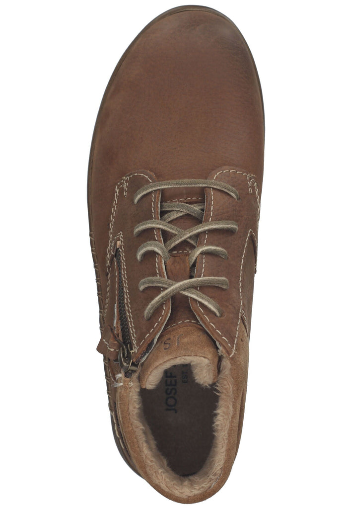 Josef Seibel Stiefelette Leder Dunkelbraun