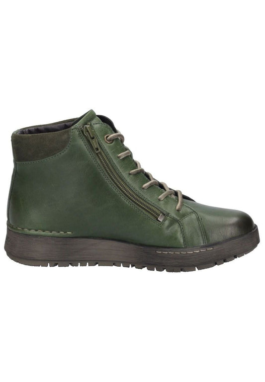 Josef Seibel Stiefelette Leder Grün Warmfutter