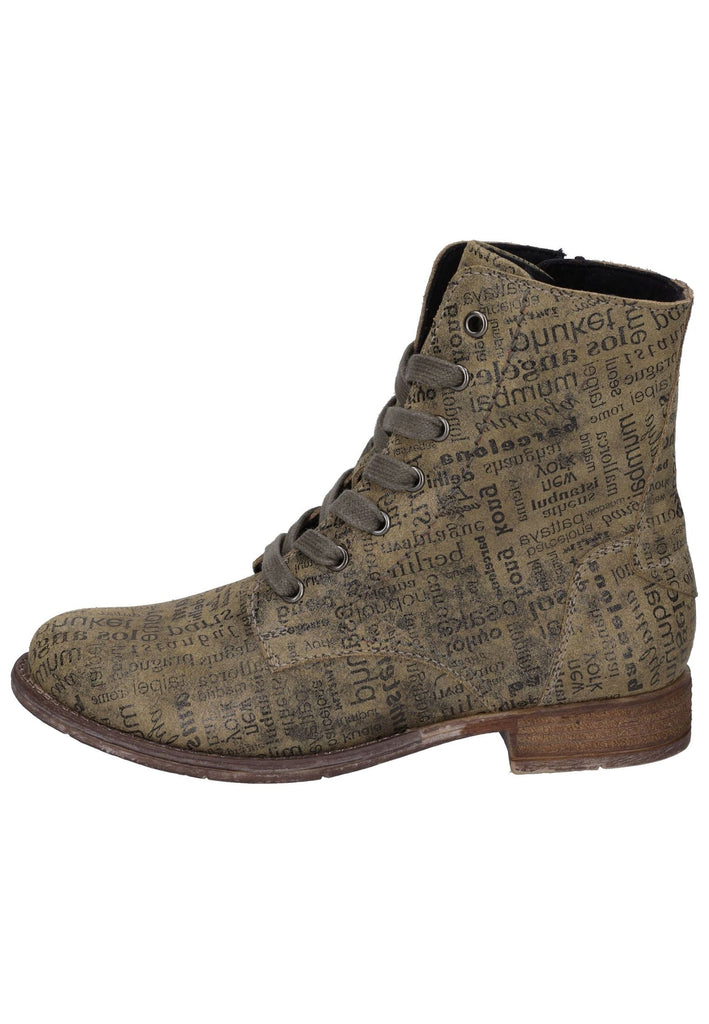 Josef Seibel Stiefelette Leder Oliv