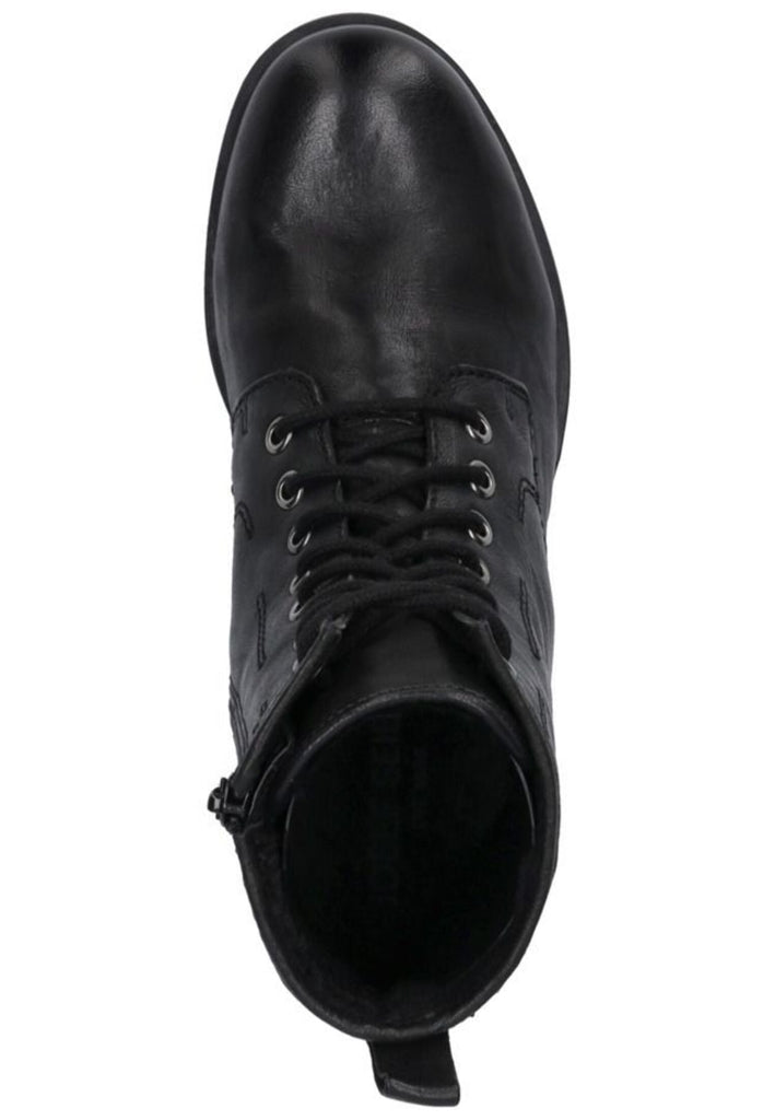 Josef Seibel Stiefelette Leder Schwarz Warmfutter
