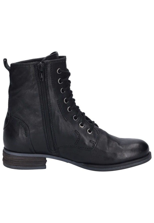 Josef Seibel Stiefelette Leder Schwarz Warmfutter
