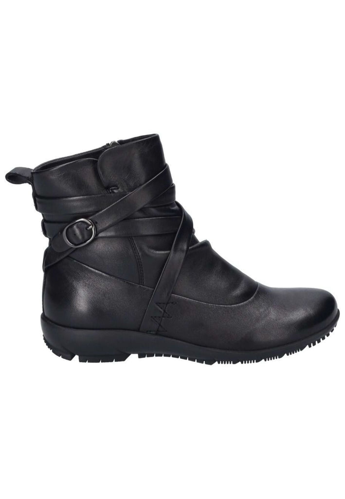 Josef Seibel Stiefelette Leder Schwarz Warmfutter
