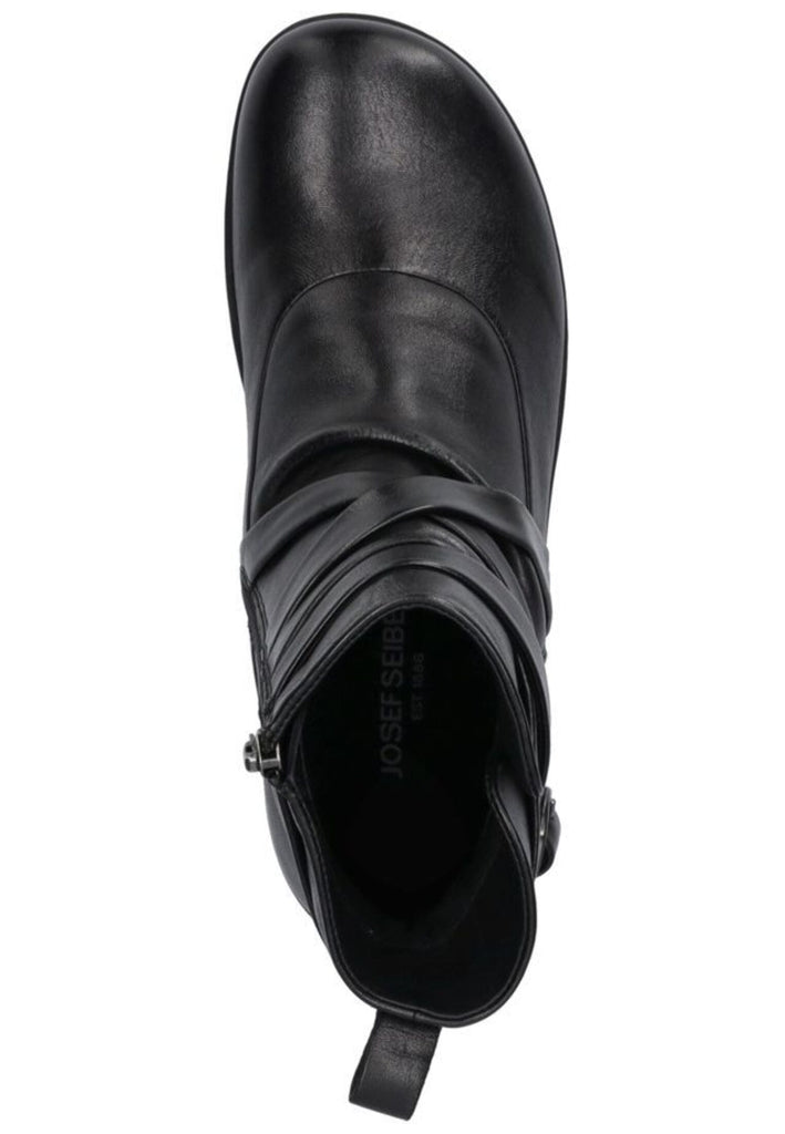 Josef Seibel Stiefelette Leder Schwarz Warmfutter