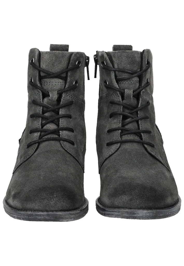 Josef Seibel Stiefelette Veloursleder Dunkelgrau