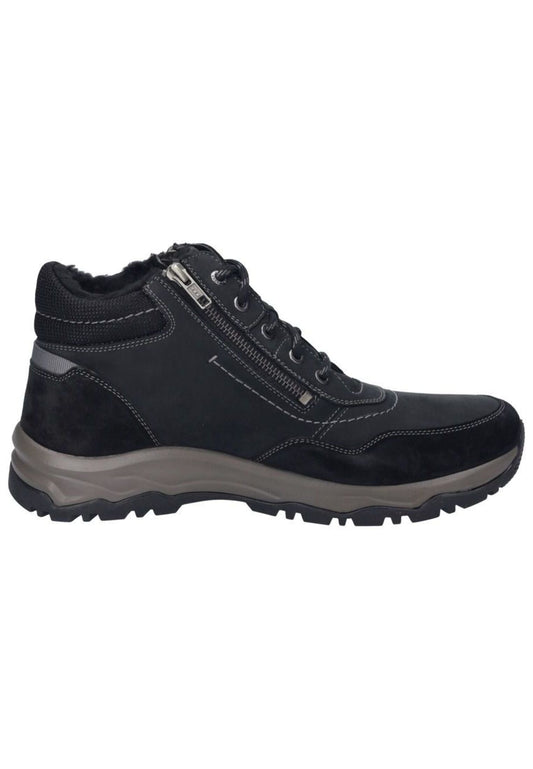 Josef Seibel Stiefelette Veloursleder Schwarz