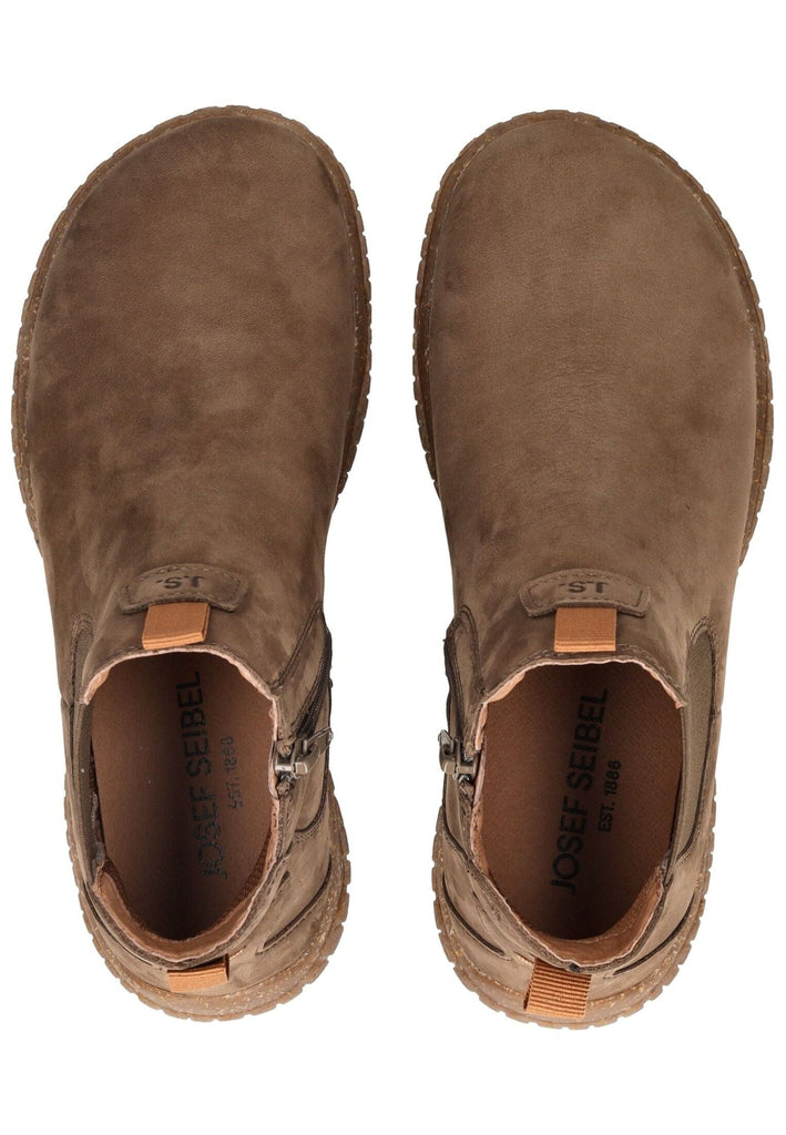 Josef Seibel Stiefelette Veloursleder Taupe