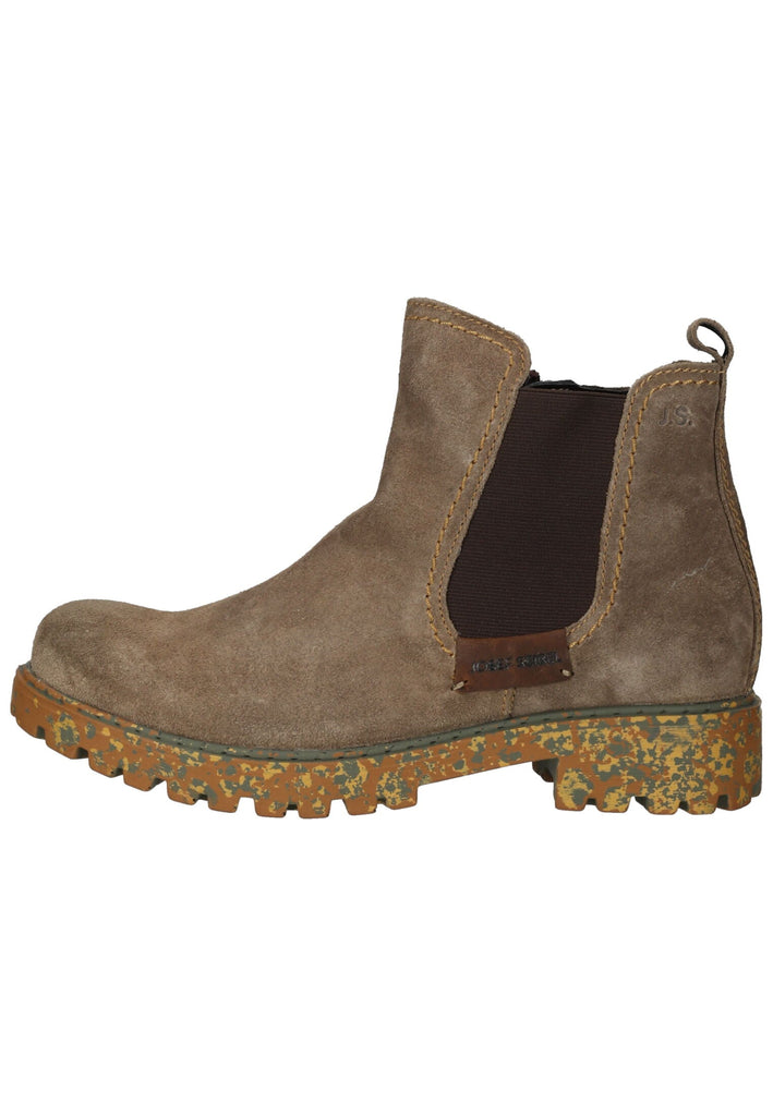Stiefeletten Josef Seibel Stiefelette Leder Beige