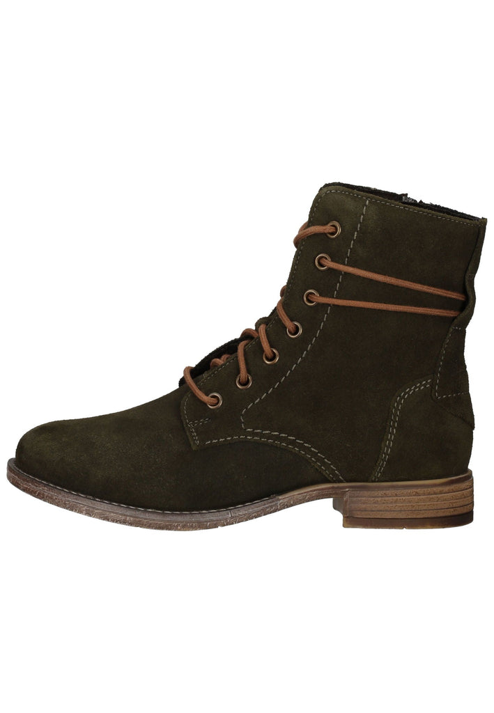 Stiefeletten Josef Seibel Stiefelette Leder Grün