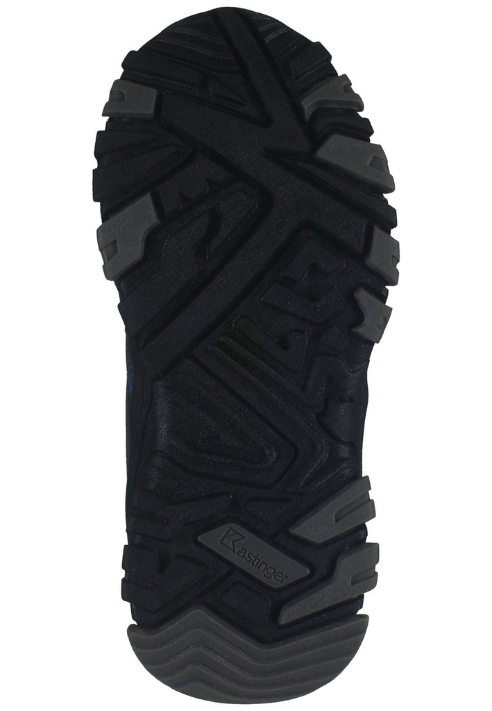 Kastinger Stiefel Lederimitat Grau/Blau