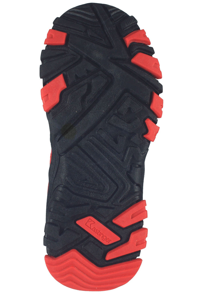 Kastinger Stiefel Lederimitat/Textil Rot/Schwarz