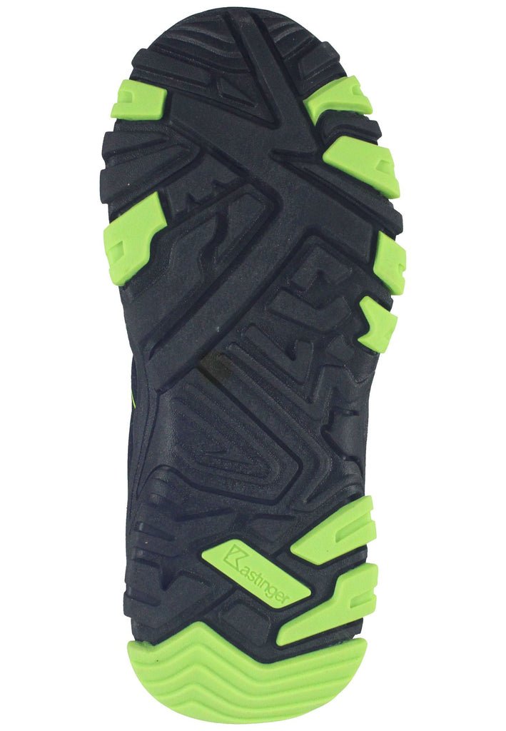 Kastinger Stiefel Lederimitat/Textil Schwarz/Lime