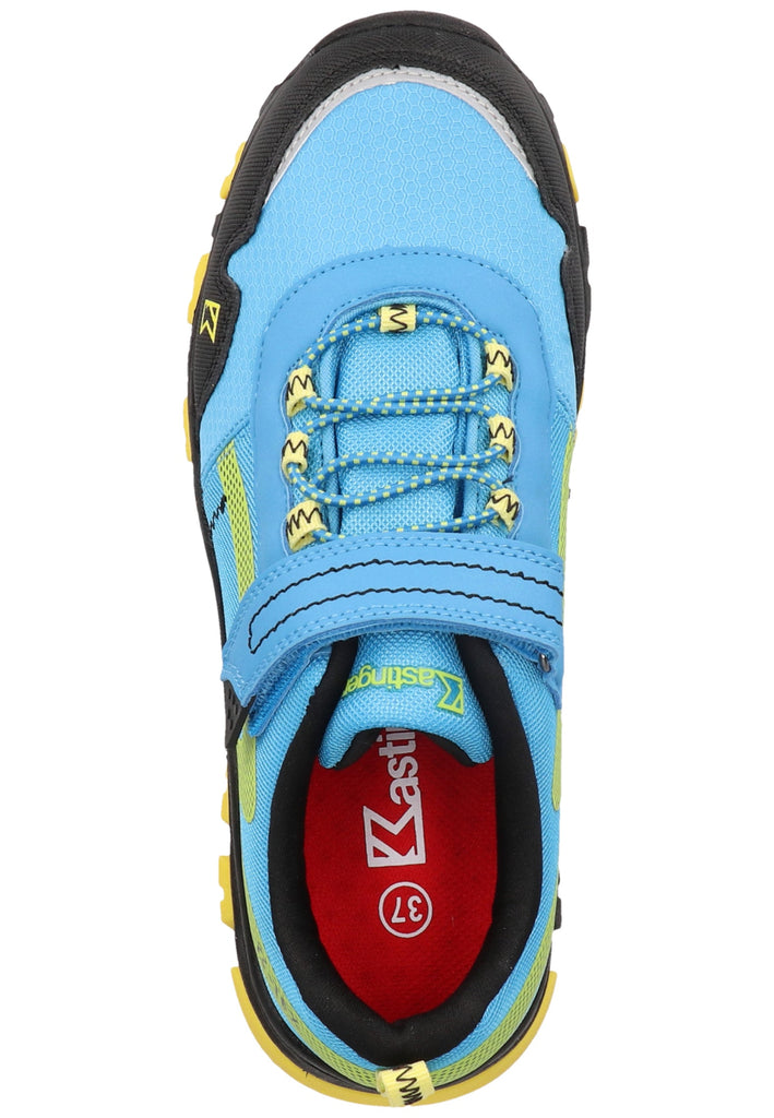 Kastinger Wanderschuhe Lederimitat/Mesh Blau/Gelb