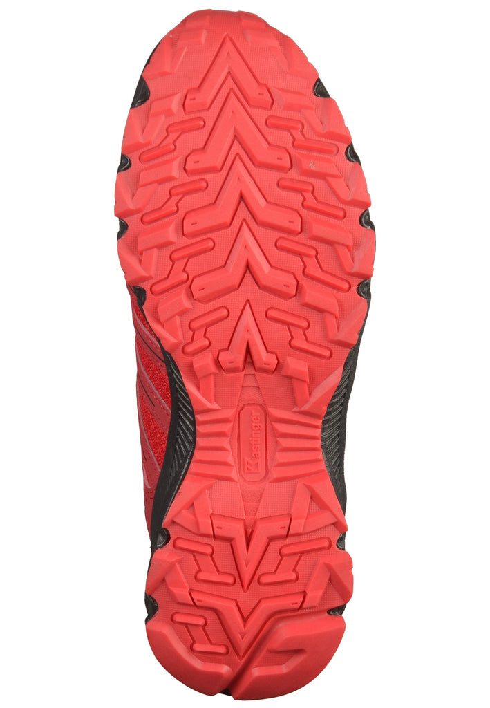 Kastinger Wanderschuhe Lederimitat/Mesh Rot/Schwarz